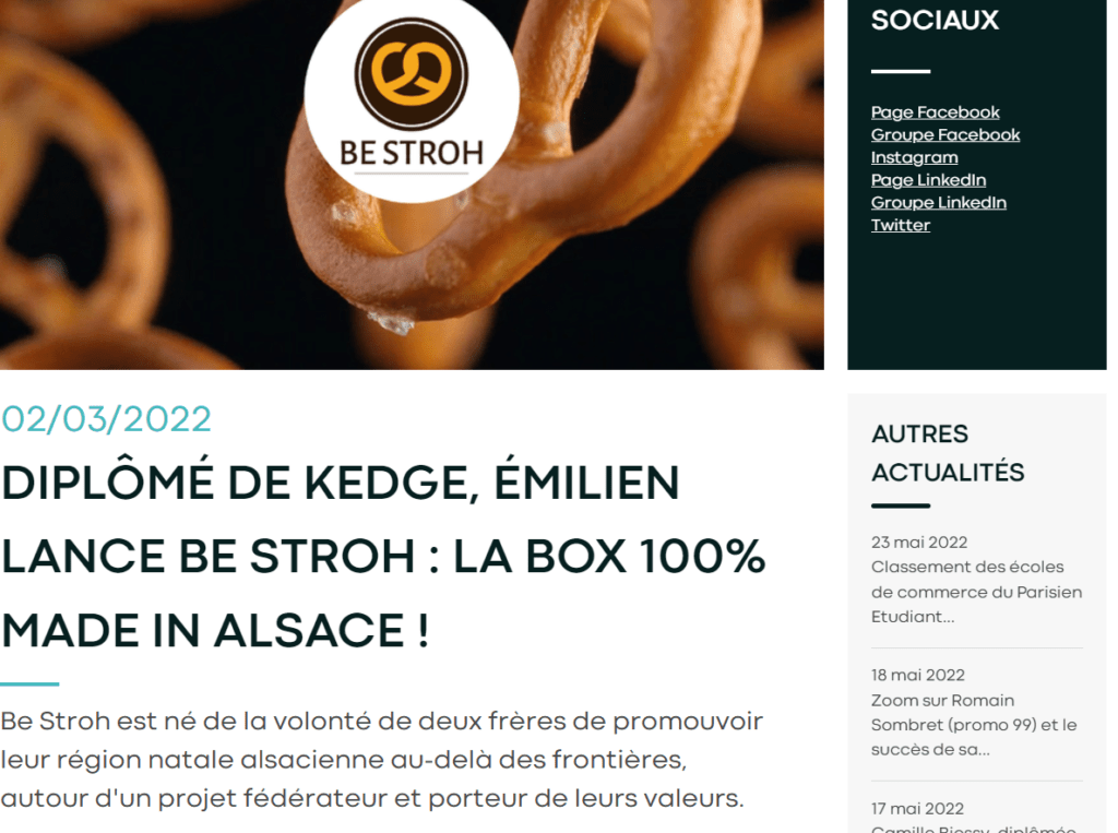 article kedge - be stroh